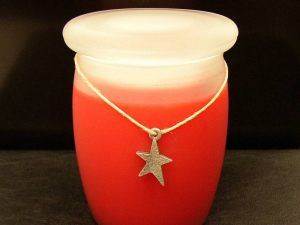 Pewter Casted Star with Jar